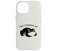 Rage Consumes Me Funny Frog Unhinged Silly Graphic Coque pour iPhone 14