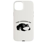 Rage Consumes Me Funny Frog Unhinged Silly Graphic Coque pour iPhone 15 Plus