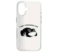 Rage Consumes Me Funny Frog Unhinged Silly Graphic Coque pour iPhone 17