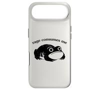 Rage Consumes Me Funny Frog Unhinged Silly Graphic Coque pour iPhone Air
