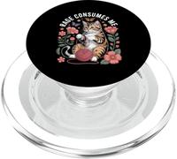 Rage Consumes Me Pelote de Laine Motif Chat tigré PopSockets PopGrip pour MagSafe