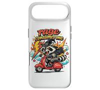 Rage Consumes Me Raton Laveur, Humour en colère Trottinette Meme Coque pour iPhone Air