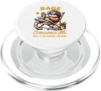 Rage Consumes Me Well It Did Before I Retired Chilling Sloth PopSockets PopGrip pour MagSafe