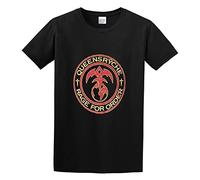 Rage for Order Vintage Men's Fashion T-Shirt Casual Tees Clothing Black L