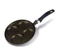 Rage' Saafan Poêle Pancake Noire 25 CM Aluminium Die Cast