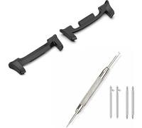 Ragetorc Connecteurs métalliques de 22 mm compatibles avec Samsung Galaxy Watch 8 Classic 46 mm, Watch 8 40 mm/44 mm, adaptateurs à monter soi-même, connecteurs de rechange en acier inoxydable, 1 Pair