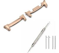 Ragetorc Connecteurs métalliques de 22 mm compatibles avec Samsung Galaxy Watch 8 Classic 46 mm, Watch 8 40 mm/44 mm, adaptateurs à monter soi-même, connecteurs de rechange en acier inoxydable, 1 Pair