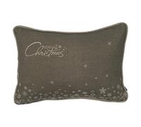 Ragged Rose Hansel Coussin de Noël Motif scène de Neige Gris