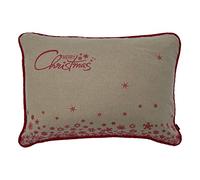 Ragged Rose Hansel Coussin de Noël Motif scène de Neige Rouge
