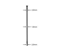 Raggio Race Inox Straight Pull Tête Droite 258Mm Noir Avec Nipplo 12Mm 525072079