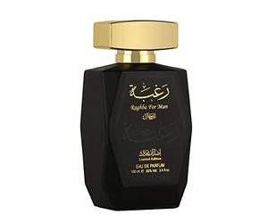 Raghba by Lattafa for Men - 2 Pc Gift Set 3.4oz EDP Spray, 1.7oz Perfumed Spray