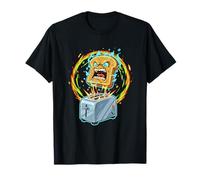Raging Breakfast Angry Toast Grille-Pain Dessin animé T-Shirt