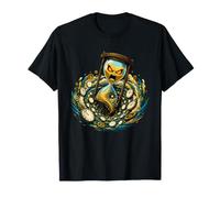 Raging Hourglass Steampunk Time Spiral Horloges T-Shirt