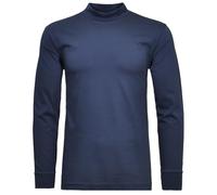 RAGMAN Chemise à col montant à manches longues pour homme, Bleu nuit 079, L