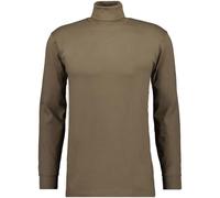RAGMAN T-shirt basique à col roulé à manches longues pour homme, Mokka835, L