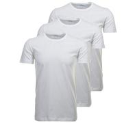 RAGMAN Lot de 2 t-shirts pour homme Bodyfit avec col rond, Blanc (lot de 3), XL