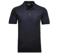 Ragman Polo manches longues Pimacotton Bleu marine Taille 4 XL