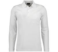 Ragman Polo à manches longues pour hommes - Blanc - 2 mois