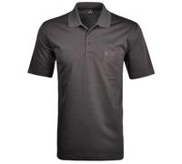 Ragman Polo à rayures fines pour homme, Ardoise-027, M