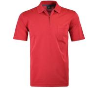 RAGMAN Polo en Tricot Doux pour Homme avec Fermeture éclair, Fraise 665, M