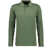 RAGMAN Polo en tricot doux pour homme avec poche de poitrine, manches longues, Kaki 336, 3XL