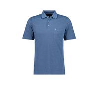 RAGMAN Polo JAQUARD bleu | XL