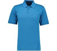 RAGMAN Polo Softknit pour homme avec poche poitrine, manches courtes, L