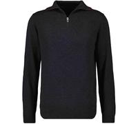 RAGMAN Pull en tricot pour homme avec col montant et fermeture éclair, Anthracite 019, L