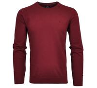 Ragman Pull en tricot uni à col rond pour homme, Terra rouge., L