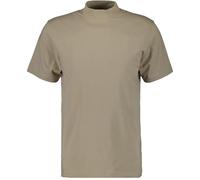 RAGMAN T-shirt à col montant à manches courtes pour homme, Beige mélangé 081, M