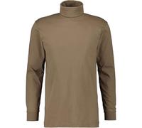 Ragman T-shirt à col roulé basique à manches longues pour homme, Châtaignie-089, XXXL