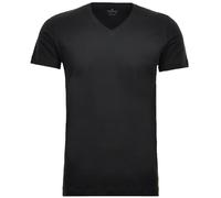 RAGMAN - T-Shirt - Col en V et Manches Courtes - fit - Double Pack - Noir - XL