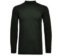 RAGMAN - T-shirt hommes - Col montant - À manches longues, Vert foncé 386., XXL