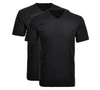 RAGMAN T-Shirt Pour Hommes Pack De 2 - Manches Courtes, Débardeur, Col En V