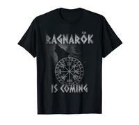 Ragnarök arrive vers le nord Mythologie Wolf Vegvisir Viking T-Shirt