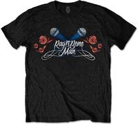 Rag'n'Bone Man - "Mics & Roses" T-shirt Homme/Femme Unie RO8629 (XL) (Noir)