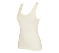 RAGNO Camisole Femme Caraco Large épaule 85% Laine mérinos et 15% Soie Article 074022, 002 Bianco Lana, M