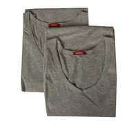 RAGNO Forfait 2 débardeurs Maillots Hommes Coton Large épaule Sport Article 601412, 318B Argento bipack, 6-SESTA (EU XL - F 5 - USA L - GB 38)