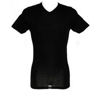 RAGNO Maillot Homme Caraco col V Manches Courtes WSK Article 601598 Laine et Soie, 020 Nero, M