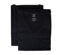 RAGNO Pack 2 t-Shirt Homme Coton à Manches Courtes col en V bipack Article 601418, 078B Bleu, L