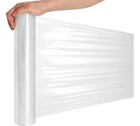 RAGO® Emballage déménagement Film à palette 7,5 × 7,5 × 40 cm 150m Film déménagement Film emballage transparent Film étirable Osmotic plastic wrap Film plastique déménagement Rouleau emballage colis