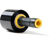 RAGO® Emballage déménagement noir Film à palette mini rouleaux Film déménagement Film emballage plastic wrap Film plastique Rouleau emballage colis- 1x Noir 0,43 kg + distributeur