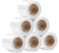 RAGO® Emballage déménagement transparent Lot de 6 Film à palette mini rouleaux Film déménagement Film emballage plastic wrap Film plastique Rouleau emballage colis-6x Transparent 0.21kg
