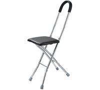 RAGOPILEN Chaise Pliante, Chaise béquille Pliable sans Installation, Multicolore, Dimensions pliées: 23x87,8cm, 150kg(Black Color)