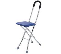 RAGOPILEN Chaise Pliante, Chaise béquille Pliable sans Installation, Multicolore, Dimensions pliées: 23x87,8cm, 150kg(Blue Color)