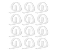 RAGOPILEN Clips de Nappe, Lot de 12 Pinces à Nappe en Plastique Transparent