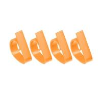 RAGOPILEN Clips de Nappe, Lot de 4 Pinces à Nappe en Plastique Multicolores(Orange)