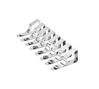RAGOPILEN Clips de Nappe, Pinces à Nappe de Pique-Nique en Acier Inoxydable 6,5 x 1 x 3 cm, Lot de 8