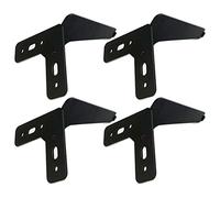 RAGOPILEN Pieds de Meubles, Lot de 4 Pieds de Meuble en métal Noir ou Noir doré, Hauteur 15 cm ou 20 cm, for canapé, Table, Armoire(Black,15cm/5.91in)