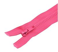 RAGOPILEN Zip, Fermetures à glissière Ouvertes, Lot de 5 pièces, 40/60/70 cm, for Bricolage, Couture, vêtements, Artisanat(Hot Pink,60cm)